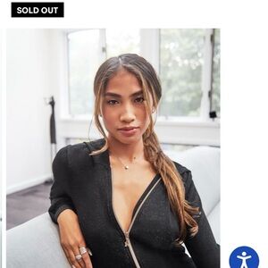 Savage X Fenty Sleep and Shine Hooded Onesie Small